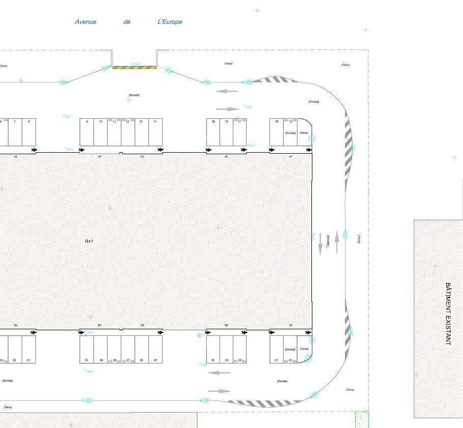 plan récolement aménagement urbain - TOPOGRAPHIE