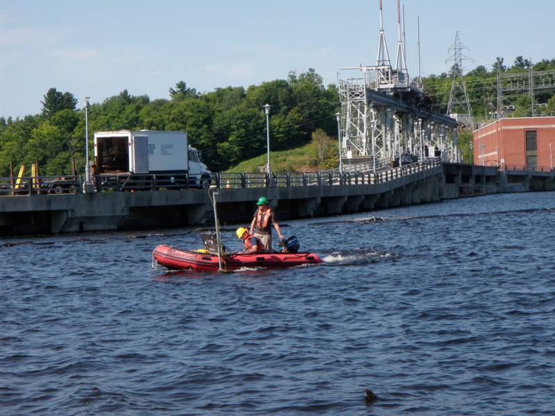 Bathymétrie GEO-VISION géomètres sur la Seine