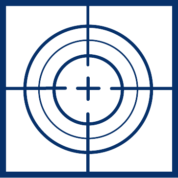cible de géomètre métrologie de précision